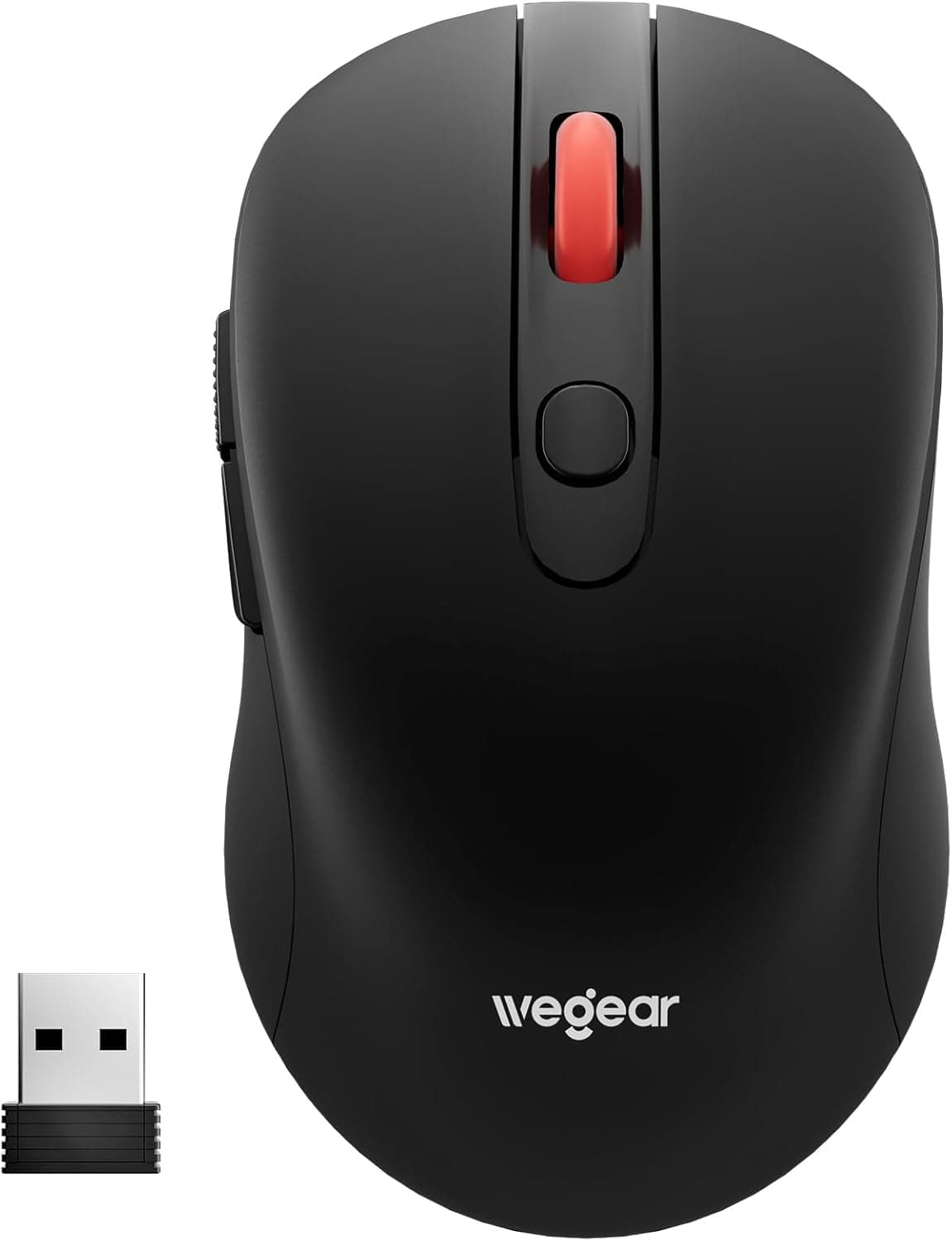 wegear Wireless Mouse, Black, product photograph
