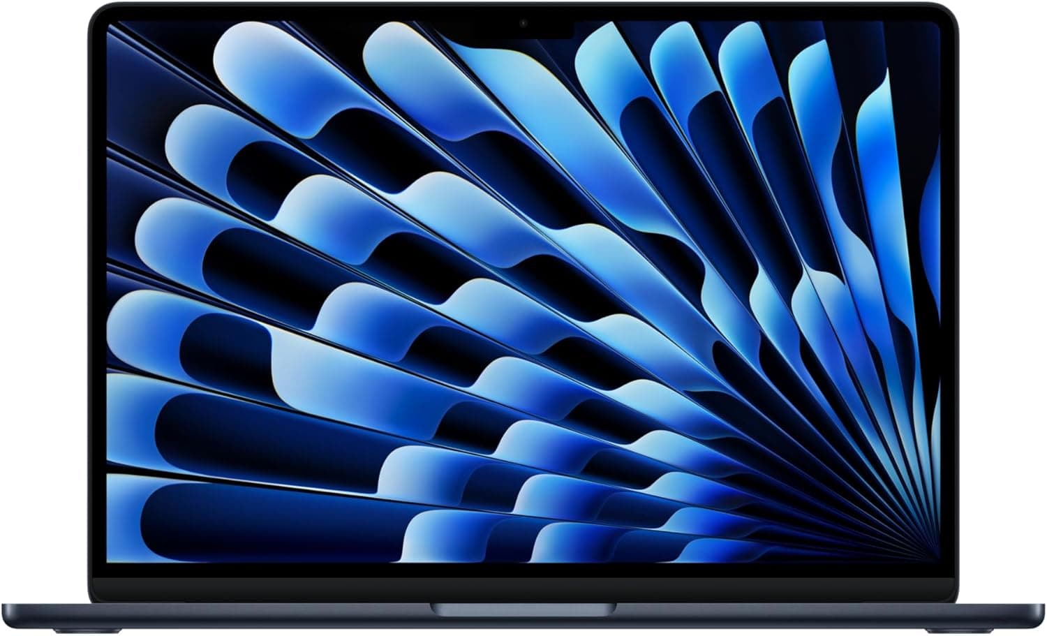 Apple 2026 MacBook Air 13-inch with M5 chip, Midnight, product photograph